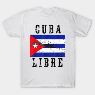 Cuba Libre Cuban Flag T-Shirt